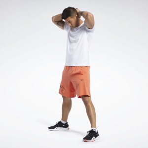 Reebok United by Fitness Epic Kurze Hose Herren - Orange - DE 689-XMG